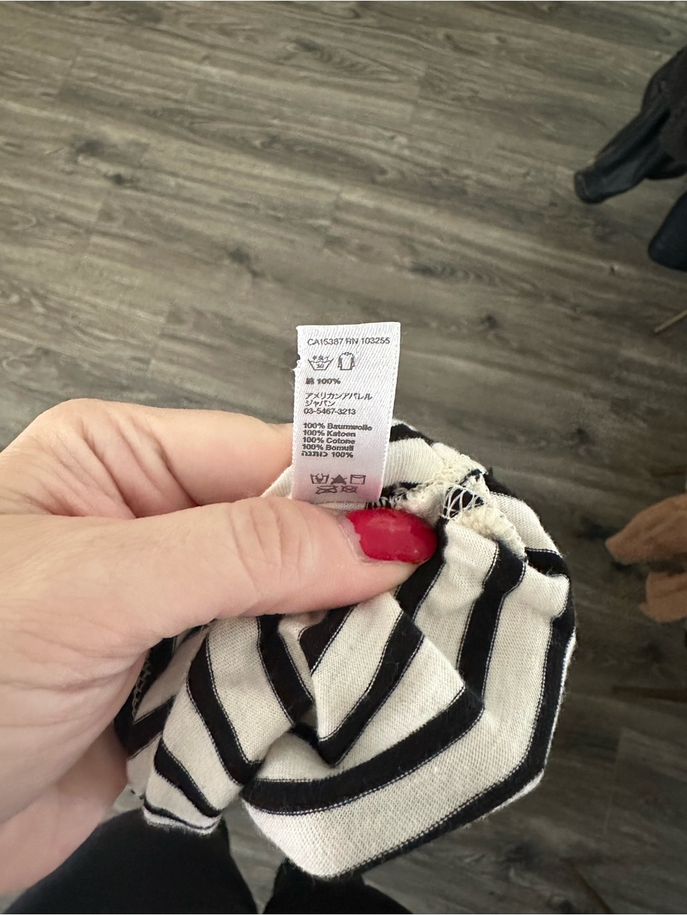 American Apparel Black and White Striped Sleeveless Maxi Dress - Picture 4 of 4